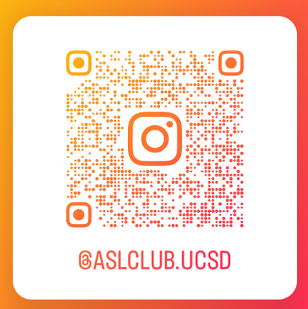 ASL qr code instagram