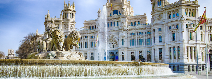 6 of 6, Cibeles Fountain In Downtown Madrid, Spain